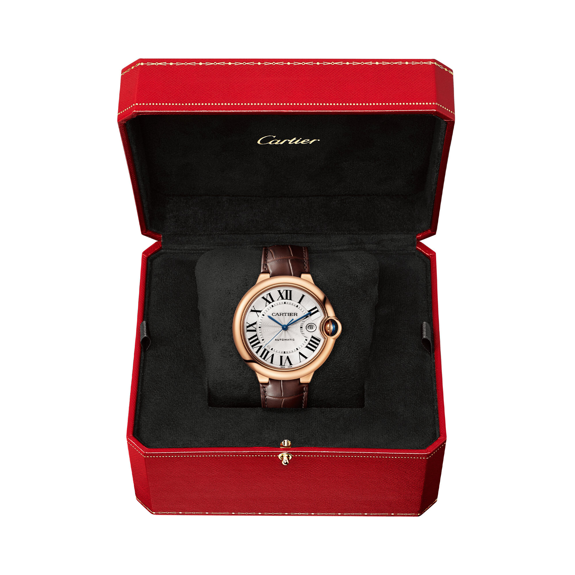 Cartier ballon bleu 42mm rose gold clearance